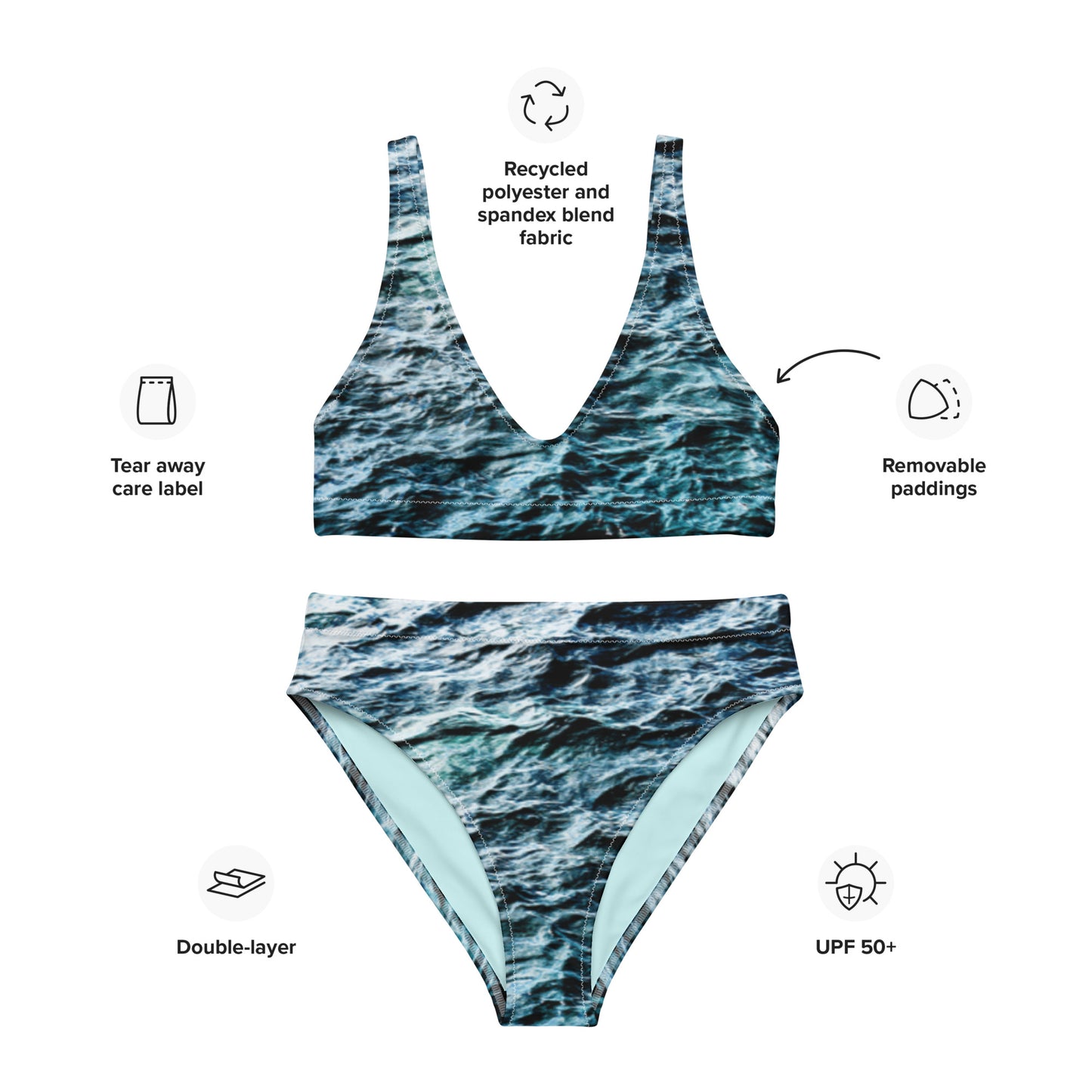 Deep Water - Sporty Eco Swim Set